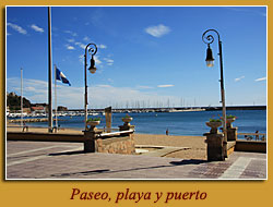 Passeig, platja i port