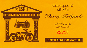 Museo de la Moto, Coleccin Vicen Folgado - La Escala