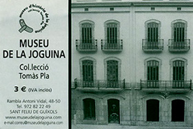 Museo del Juguete, Coleccin Tomas Pla - Sant Feliu de Guixols